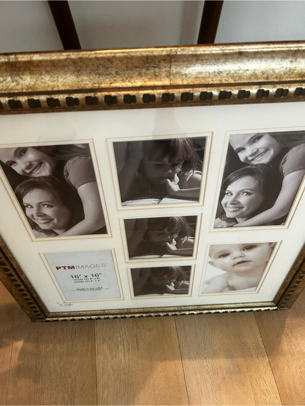 Gold Multi-Opening Photo Frame